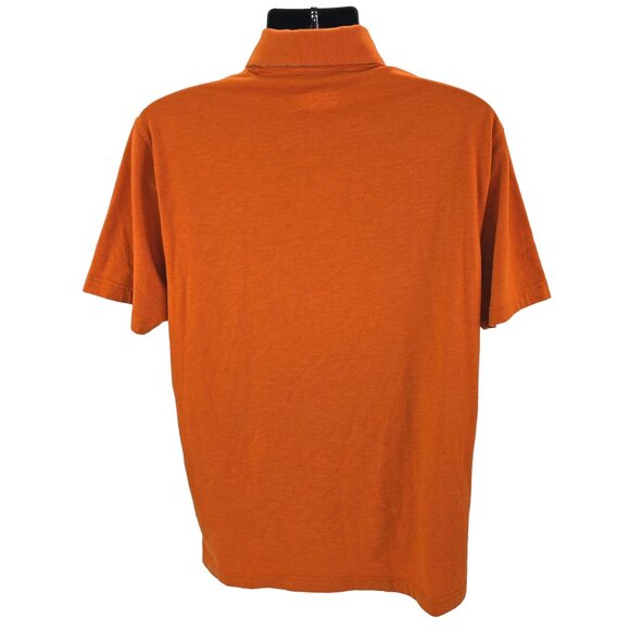 Under Armour Polo Shirt Men’s Large Orange Hunting Big Rack Logo Camo HeatGear - Picture 3 of 7